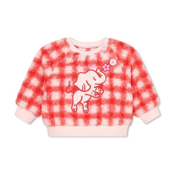 Kenzo Kids compleu bebe culoarea rosu preţ