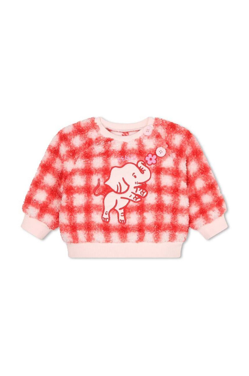 Kenzo Kids compleu bebe culoarea rosu preţ