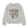 Kenzo Kids hanorac de bumbac pentru copii culoarea gri