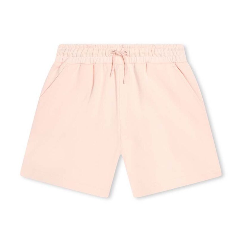 Kenzo Kids pantaloni scurți din bumbac pentru copii culoarea roz
