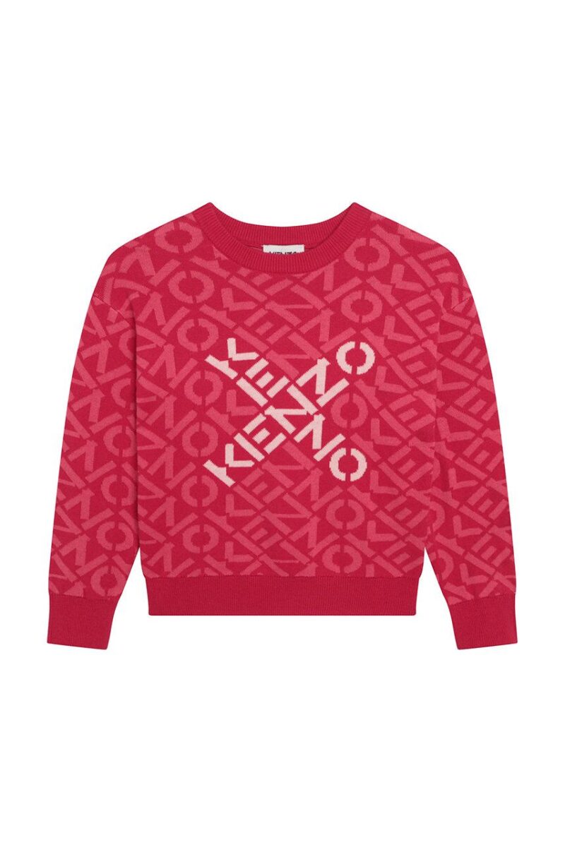 Kenzo Kids pulover copii culoarea roz