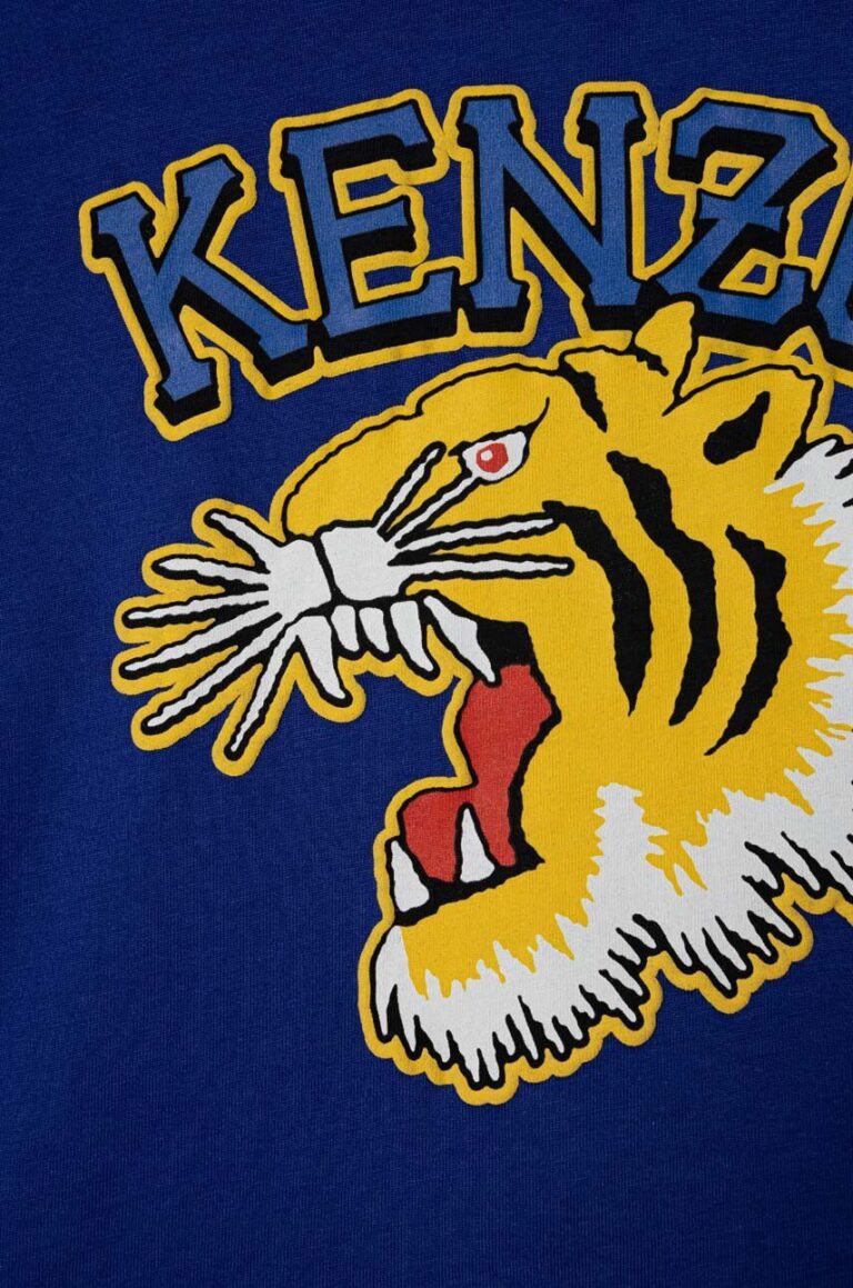 Kenzo Kids tricou de bumbac pentru copii cu imprimeu preţ