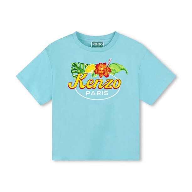 Kenzo Kids tricou de bumbac pentru copii cu imprimeu