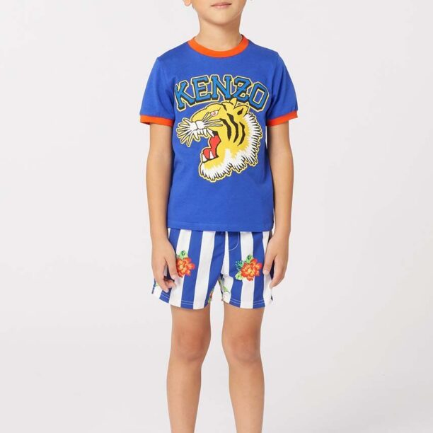 Kenzo Kids tricou de bumbac pentru copii cu imprimeu