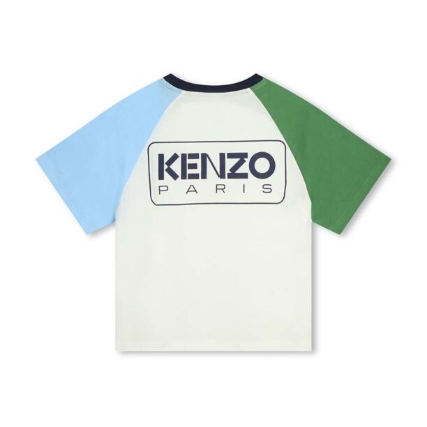 Kenzo Kids tricou de bumbac pentru copii culoarea alb