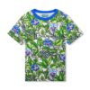 Kenzo Kids tricou de bumbac pentru copii culoarea turcoaz