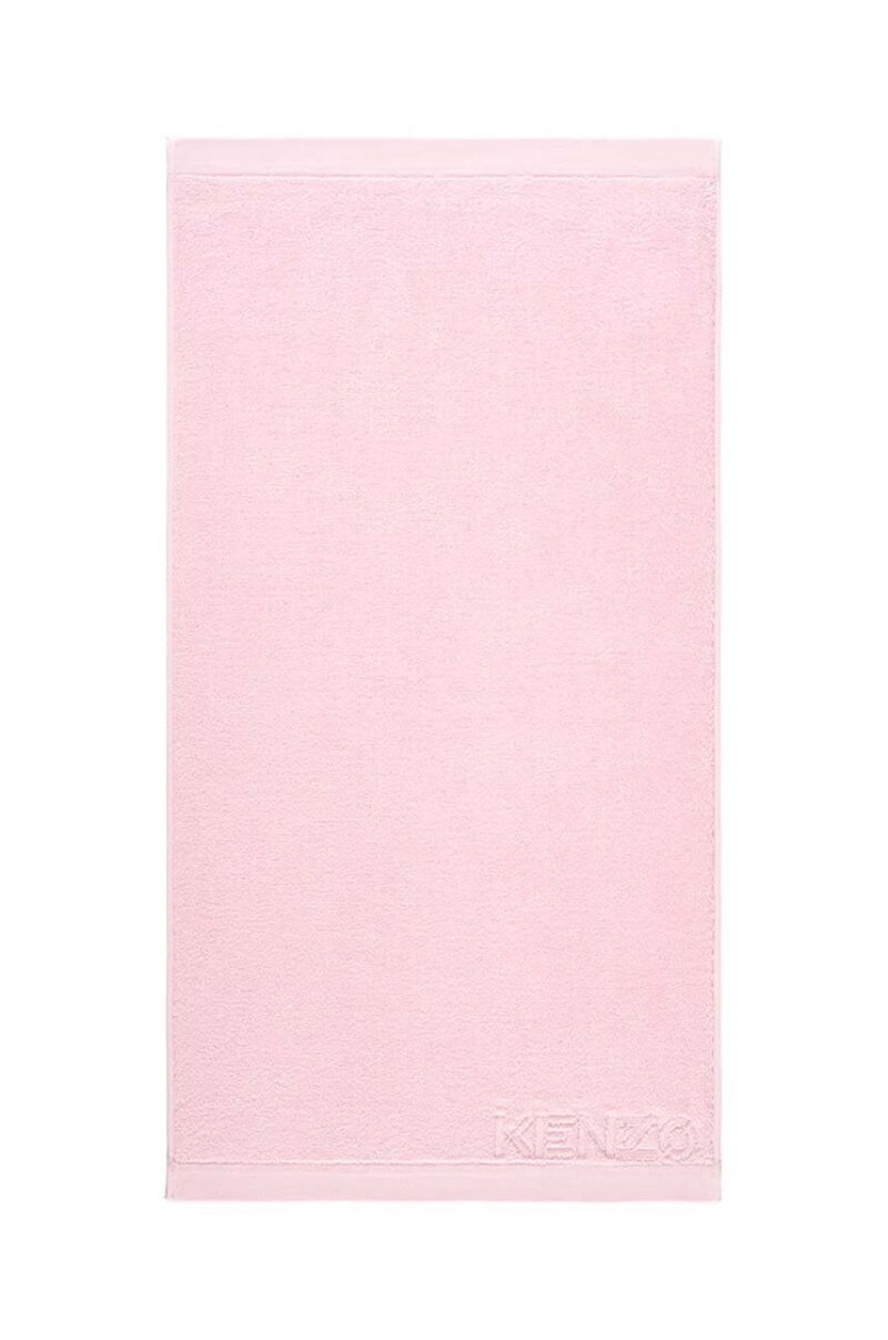 Kenzo prosop mic de bumbac Iconic Rose2 45x70 cm