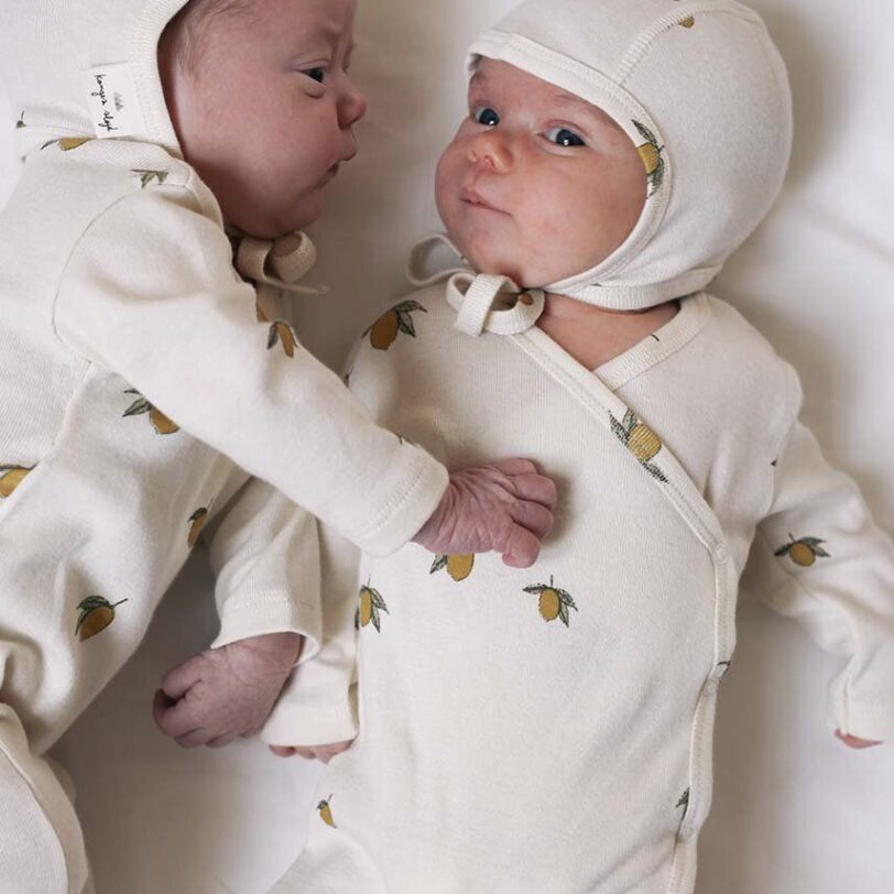 Konges Sløjd body din bumbac pentru bebeluși NEWBORN ONESIE GOTS