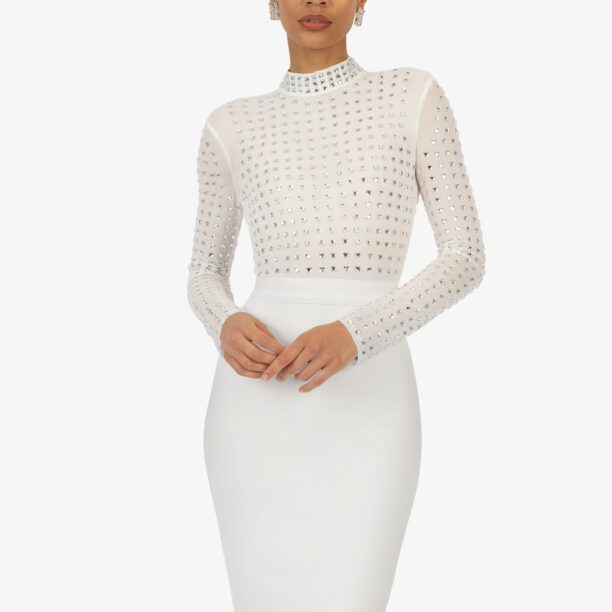 Kraimod Rochie de cocktail  argintiu / alb