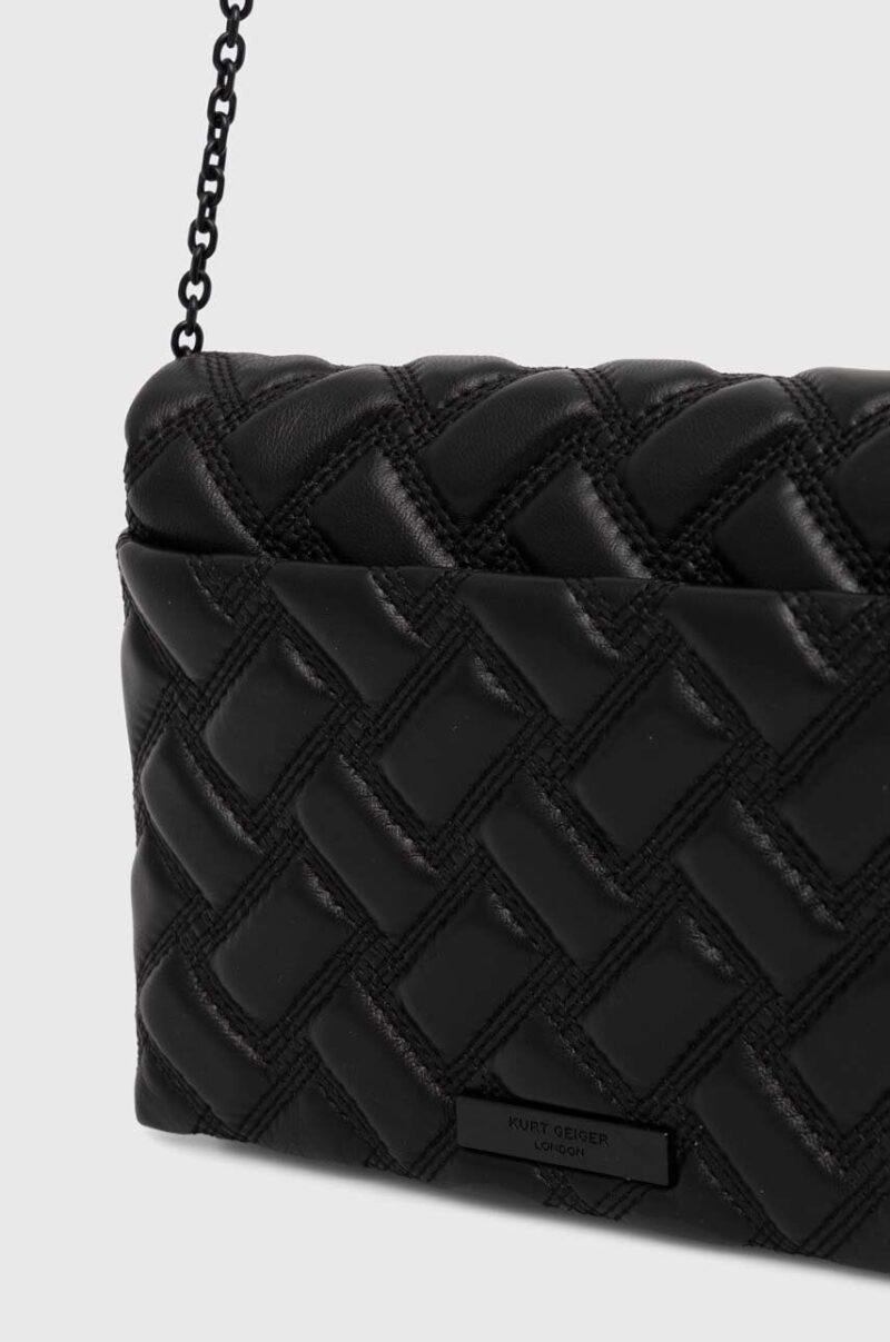 Kurt Geiger London poseta de piele culoarea negru preţ