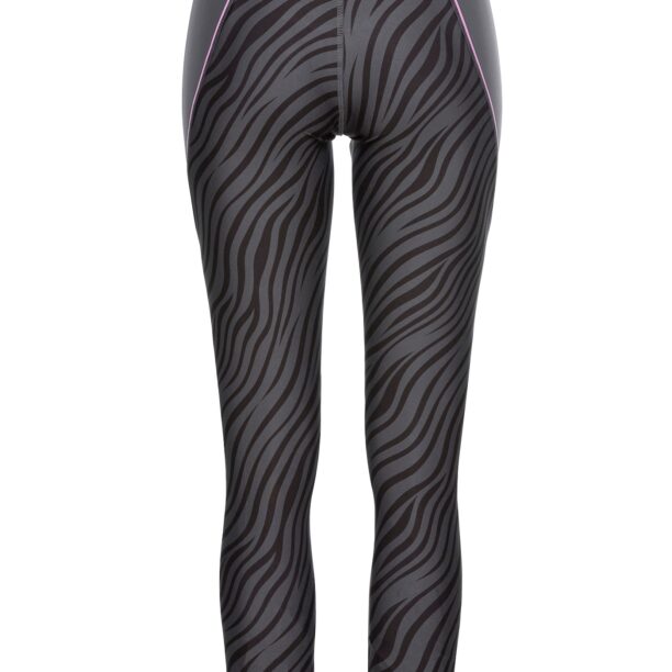 LASCANA ACTIVE Pantaloni sport  gri / lila / negru