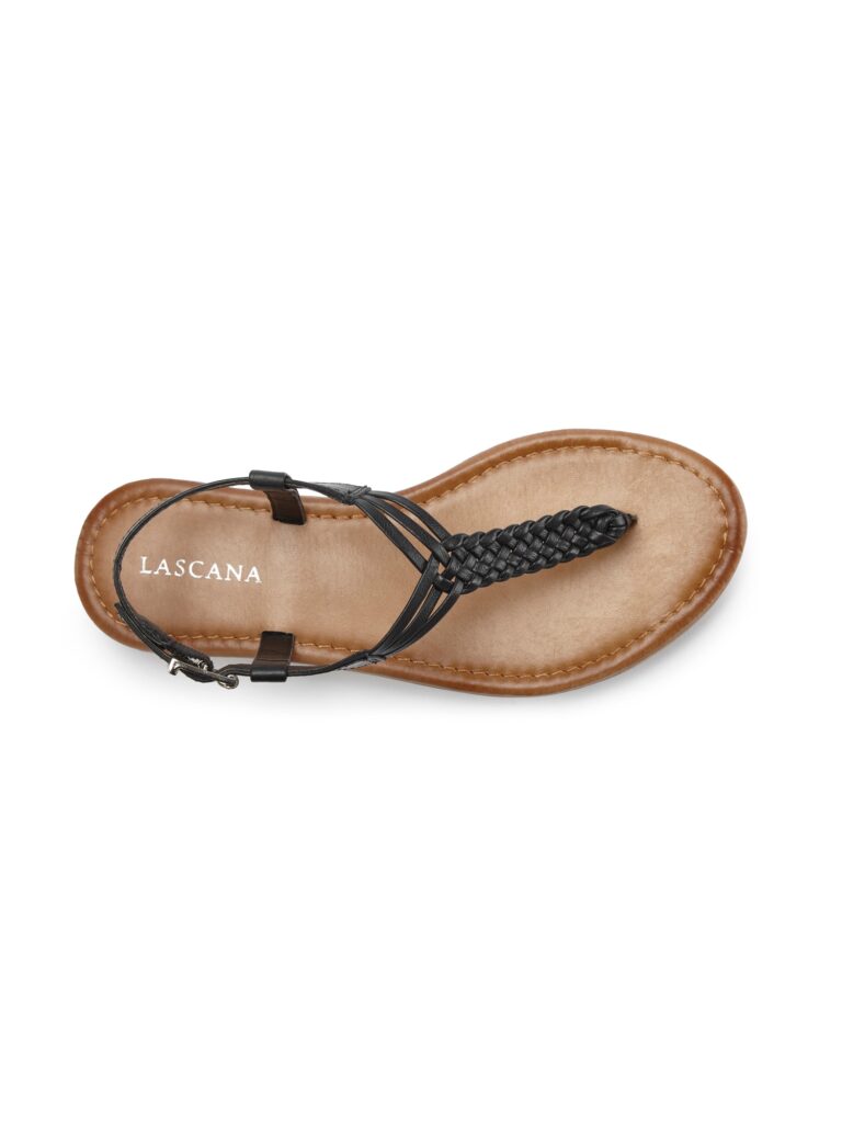 LASCANA Flip-flops  negru