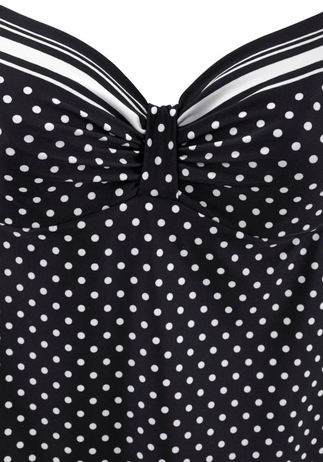 LASCANA Tankini top  negru / alb preţ