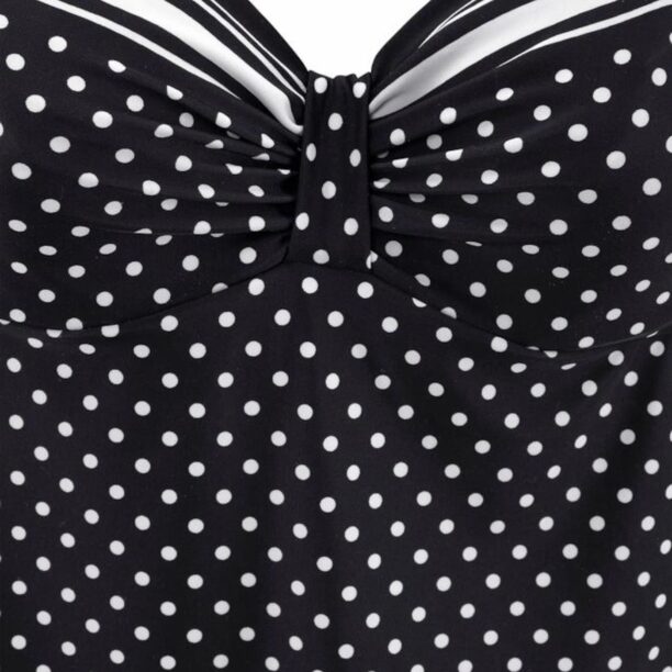 LASCANA Tankini top  negru / alb preţ