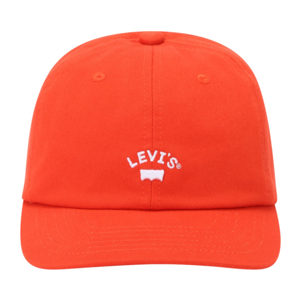 LEVI'S ® Șapcă 'LAZY GIRL'  roșu orange / alb