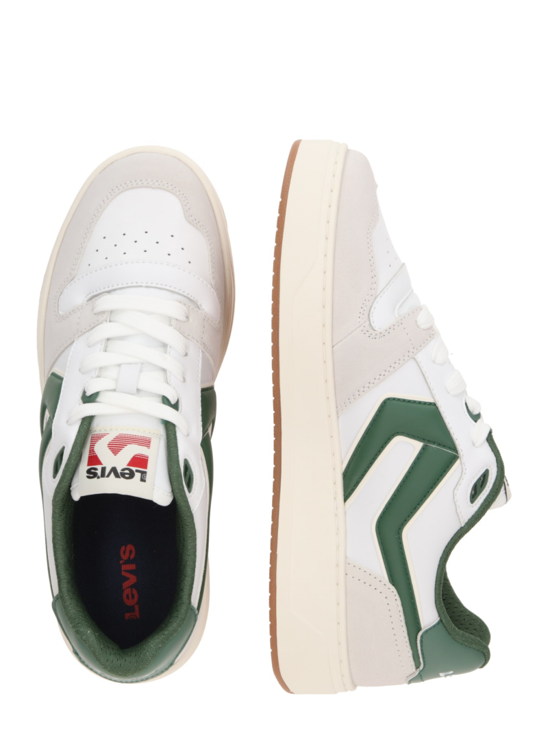 LEVI'S ® Sneaker low 'Glide'  gri deschis / verde / alb