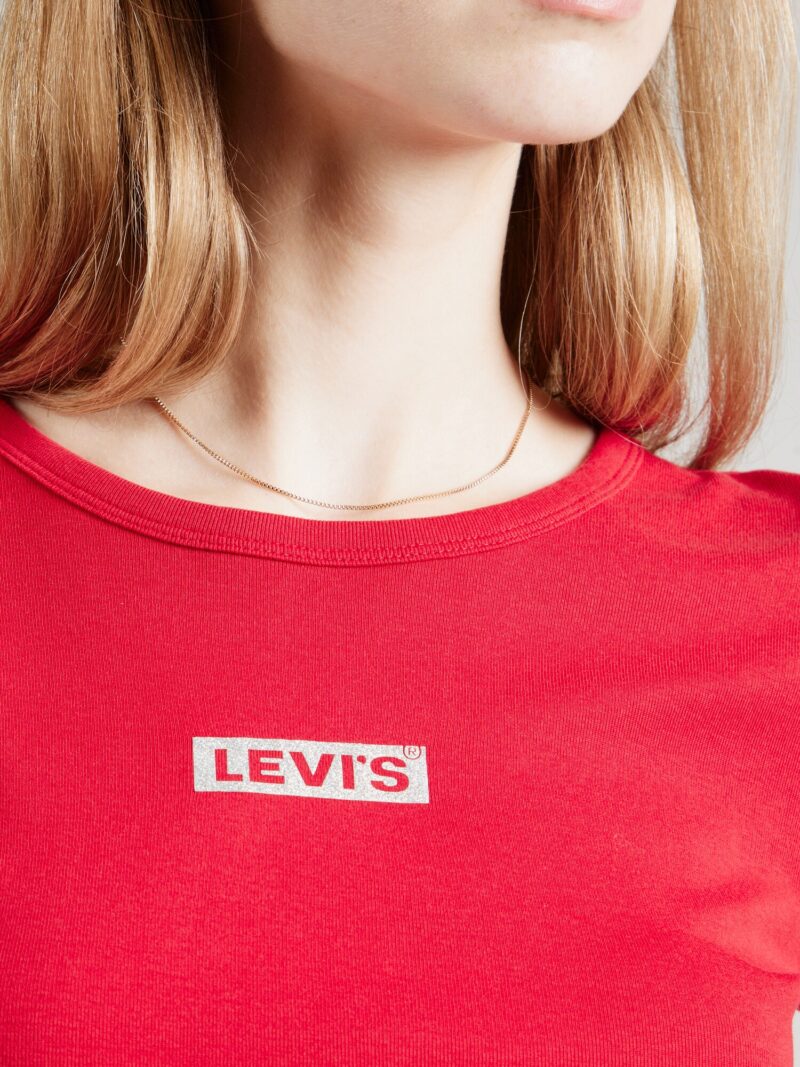 Cumpăra LEVI'S ® Tricou 'RICKIE'  roșu / alb murdar