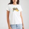 LEVI'S ® Tricou 'The Perfect Tee'  galben auriu / verde / mov închis / alb