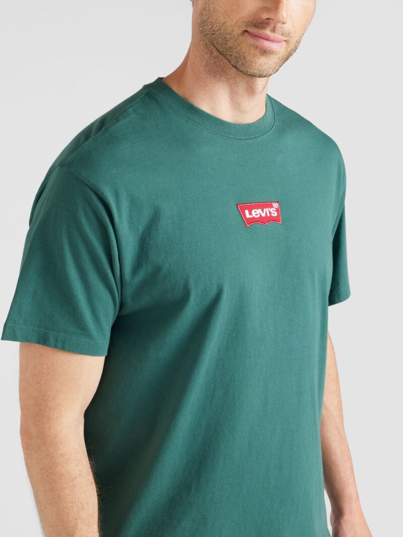 LEVI'S ® Tricou 'Vintage Fit Graphic Tee'  verde / roșu / alb