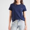 LEVI'S ® Tricou  bleumarin / roșu / alb