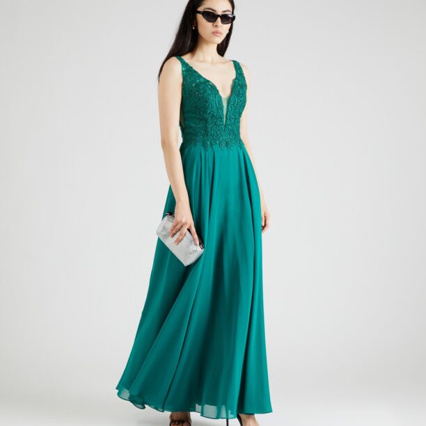 Cumpăra LUXUAR Rochie de seară  verde smarald