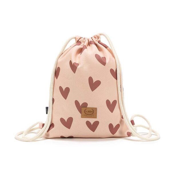 La Millou ghiozdan copii HEARTBEAT PINK culoarea roz