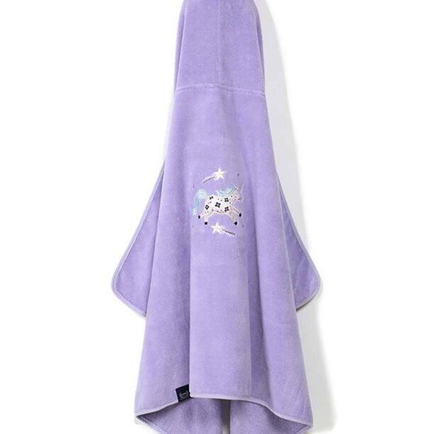 La Millou halat pentru bebeluși LADY UNICORN culoarea violet