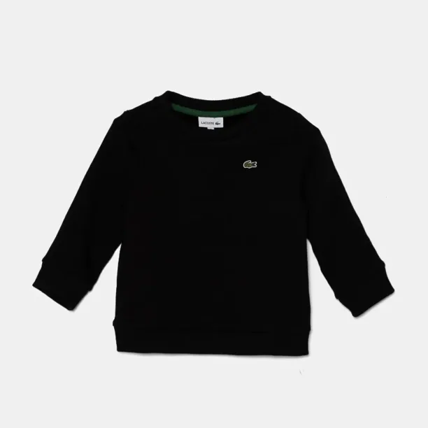 Lacoste bluza copii culoarea negru