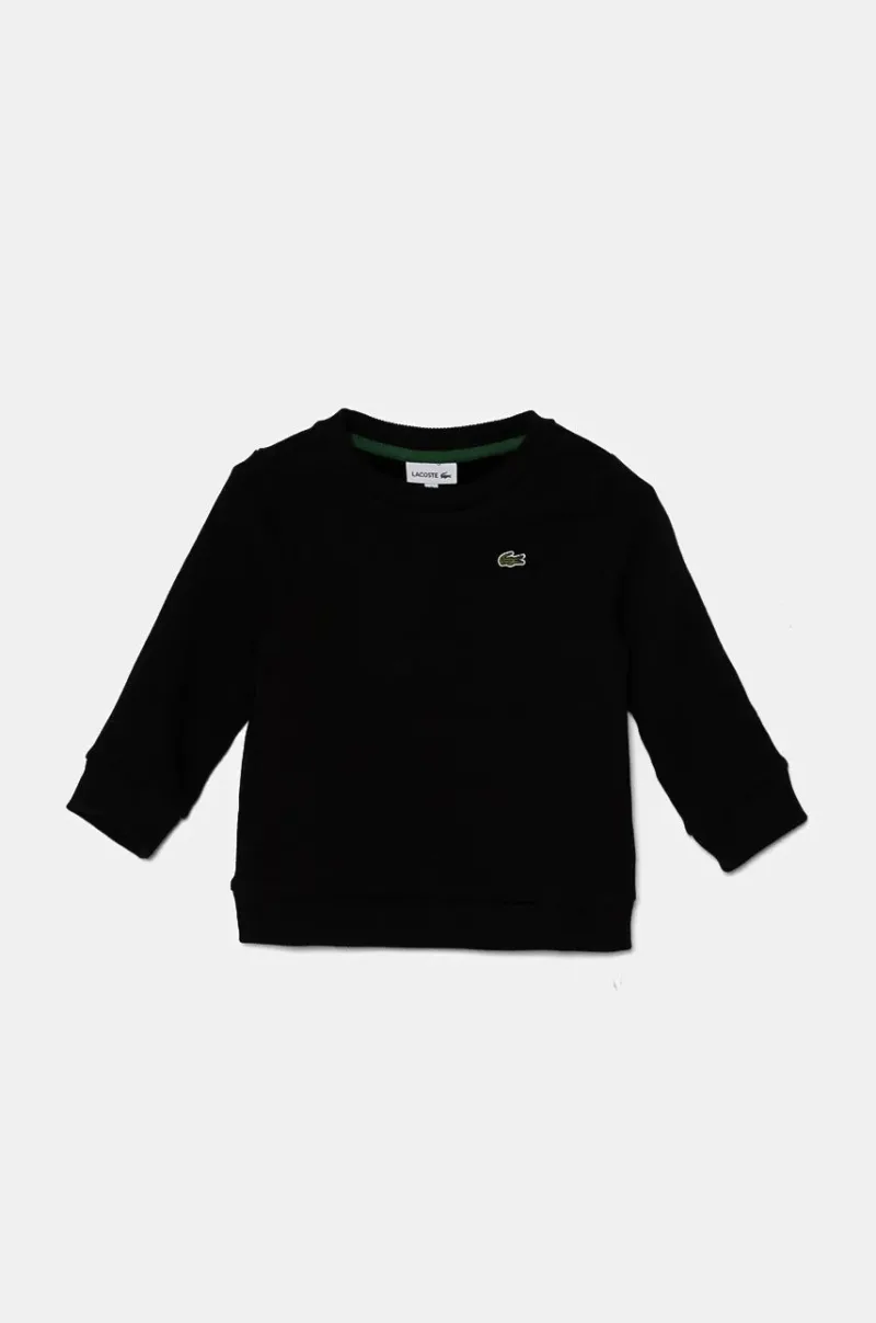 Lacoste bluza copii culoarea negru