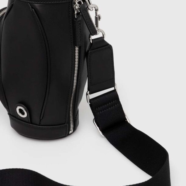 Lacoste borseta culoarea negru preţ