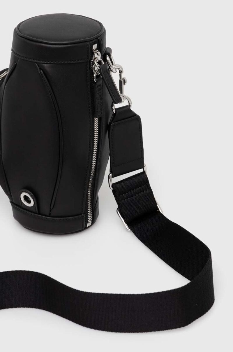 Lacoste borseta culoarea negru preţ