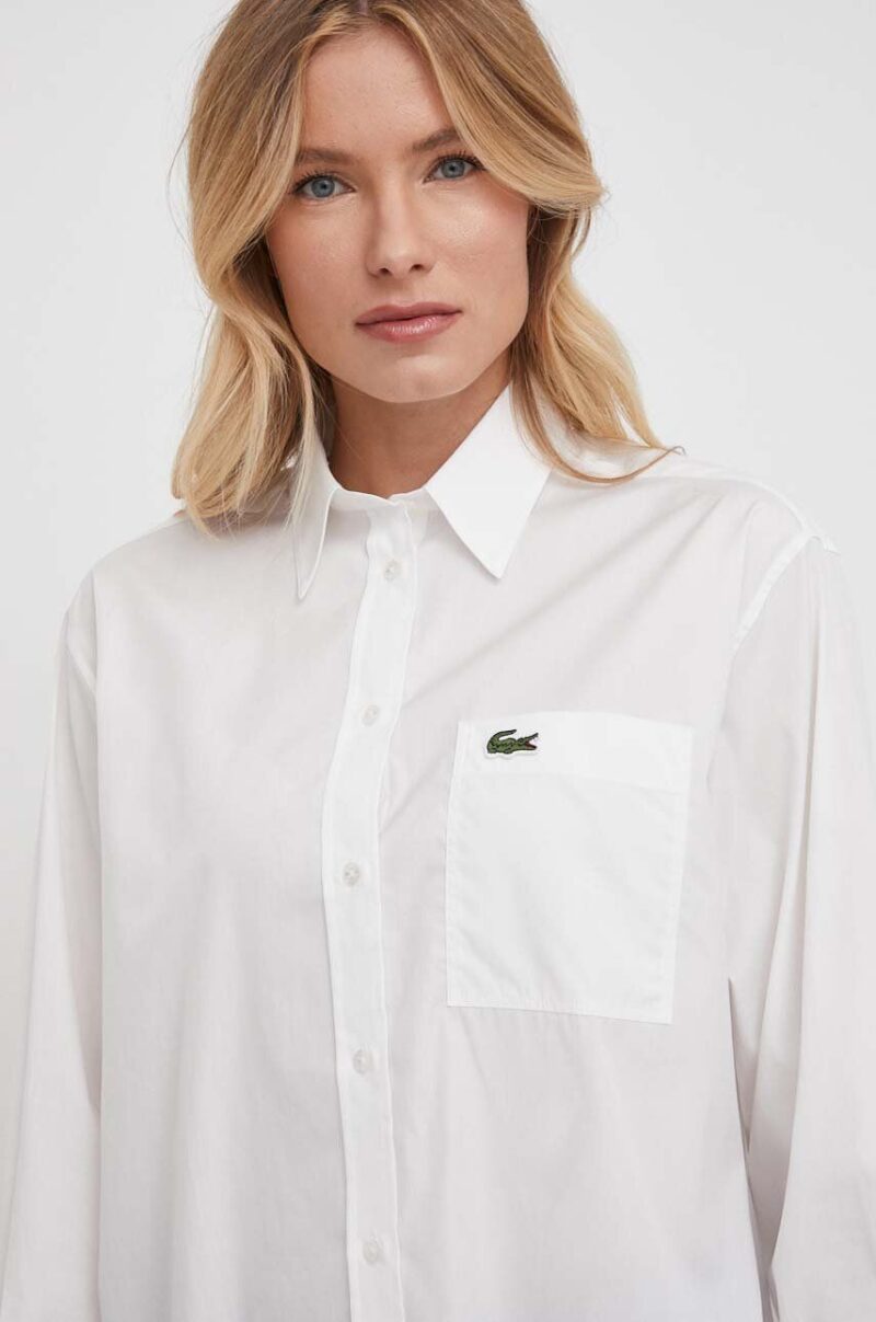 Lacoste camasa din bumbac femei