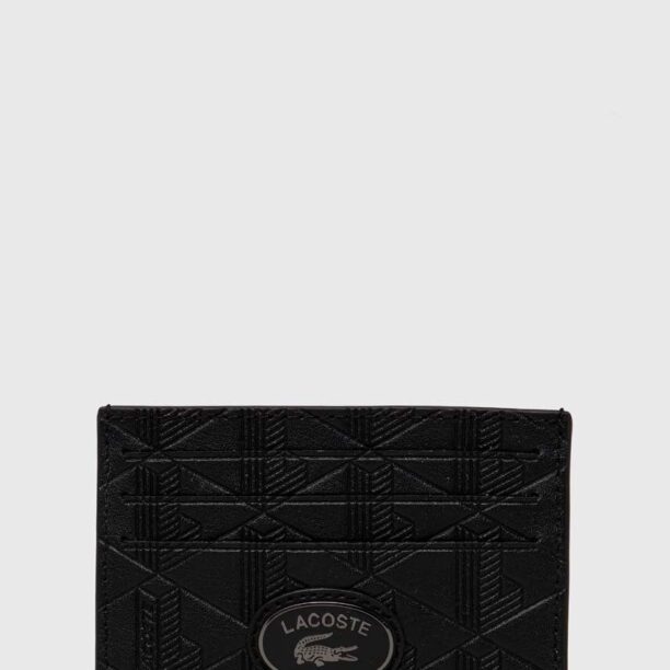 Lacoste carcasa cardului culoarea negru