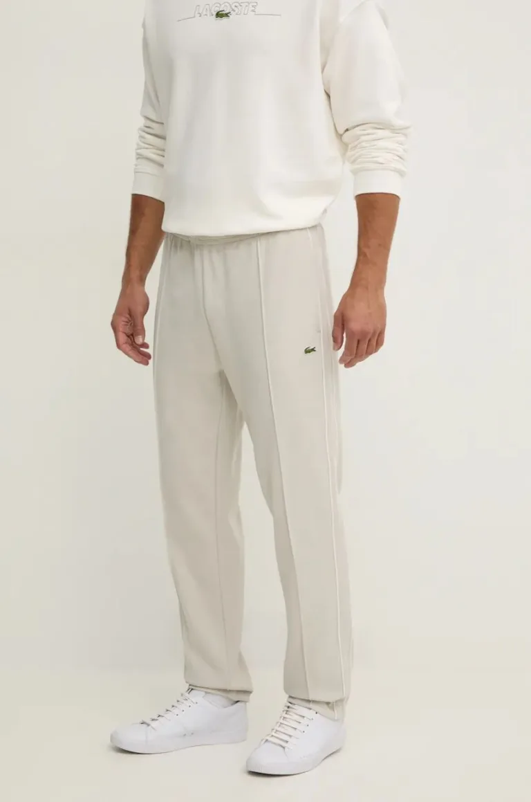 Lacoste pantaloni de trening culoarea gri