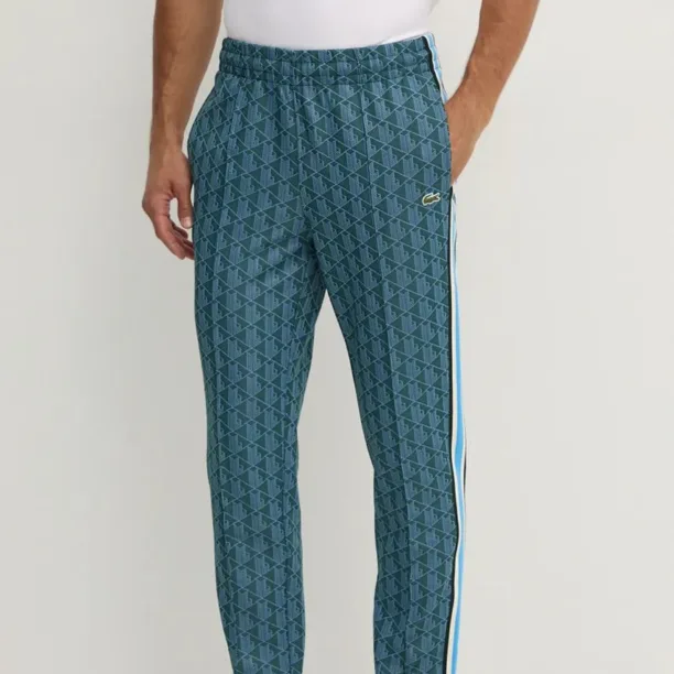 Lacoste pantaloni de trening culoarea verde