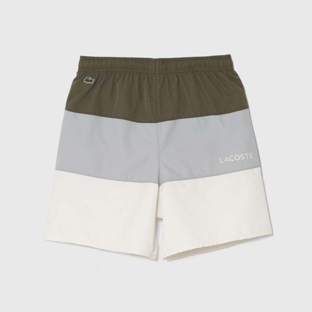 Lacoste pantaloni scurti de baie copii culoarea gri