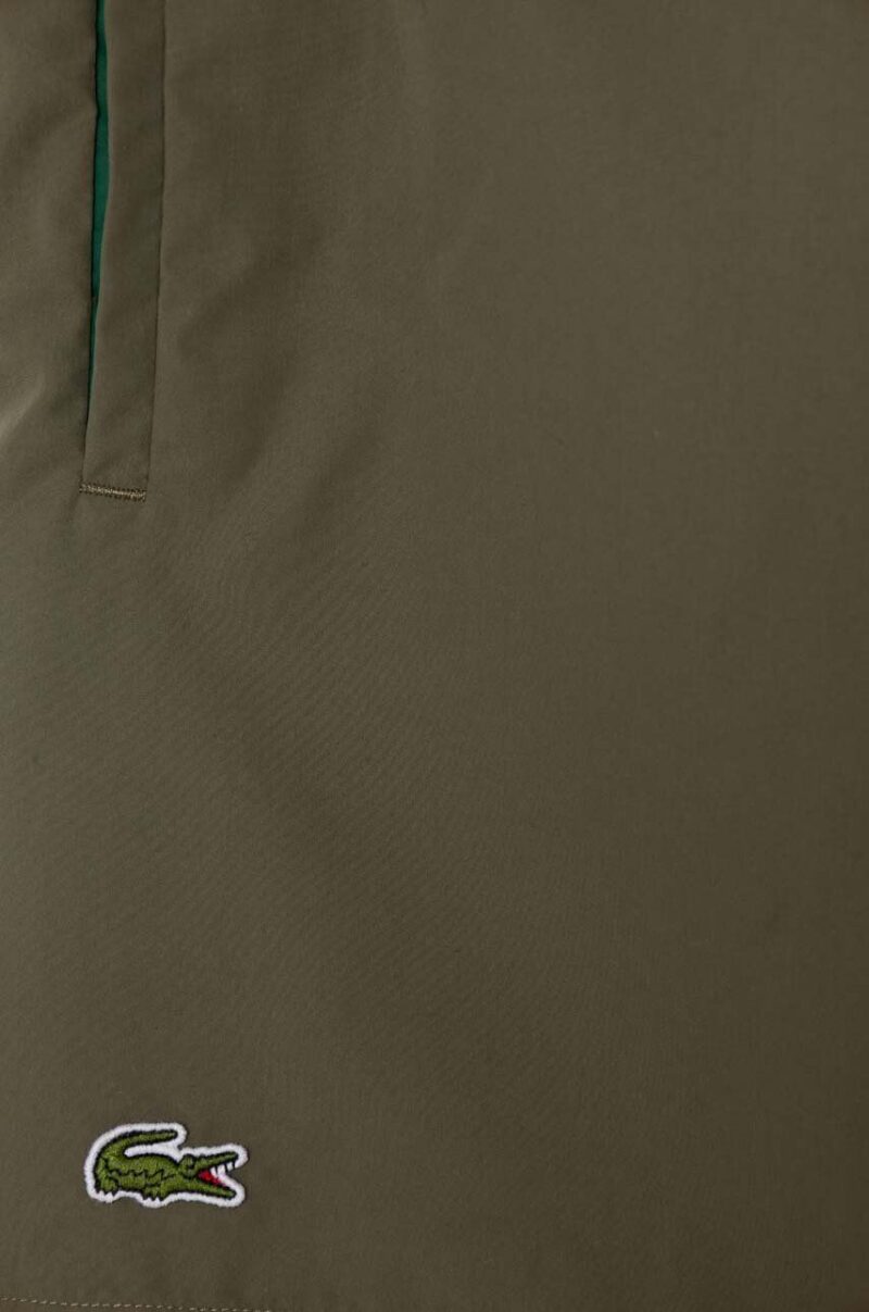 Lacoste pantaloni scurti de baie culoarea verde preţ