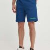 Lacoste pantaloni scurti din bumbac culoarea albastru marin