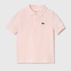 Lacoste polo de bumbac culoarea roz