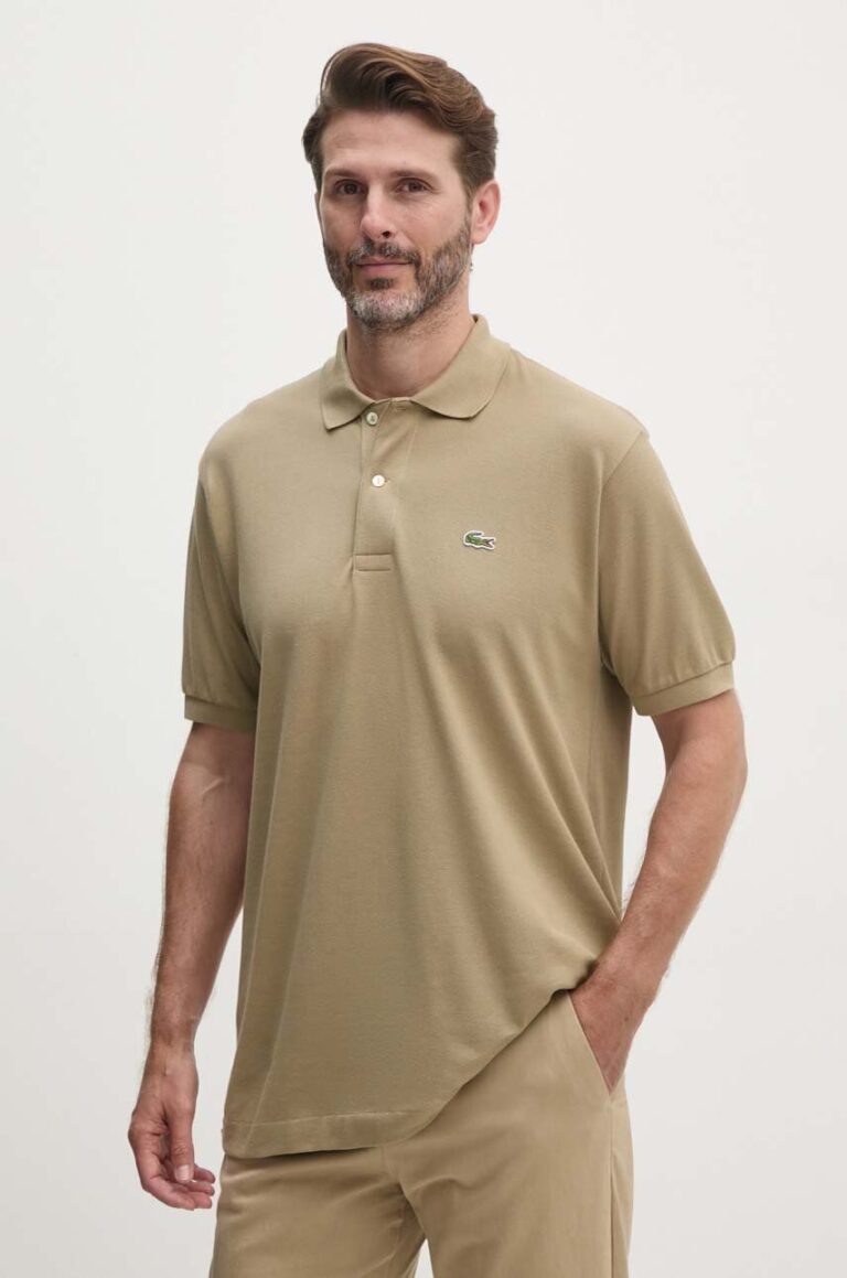 Lacoste polo de bumbac neted