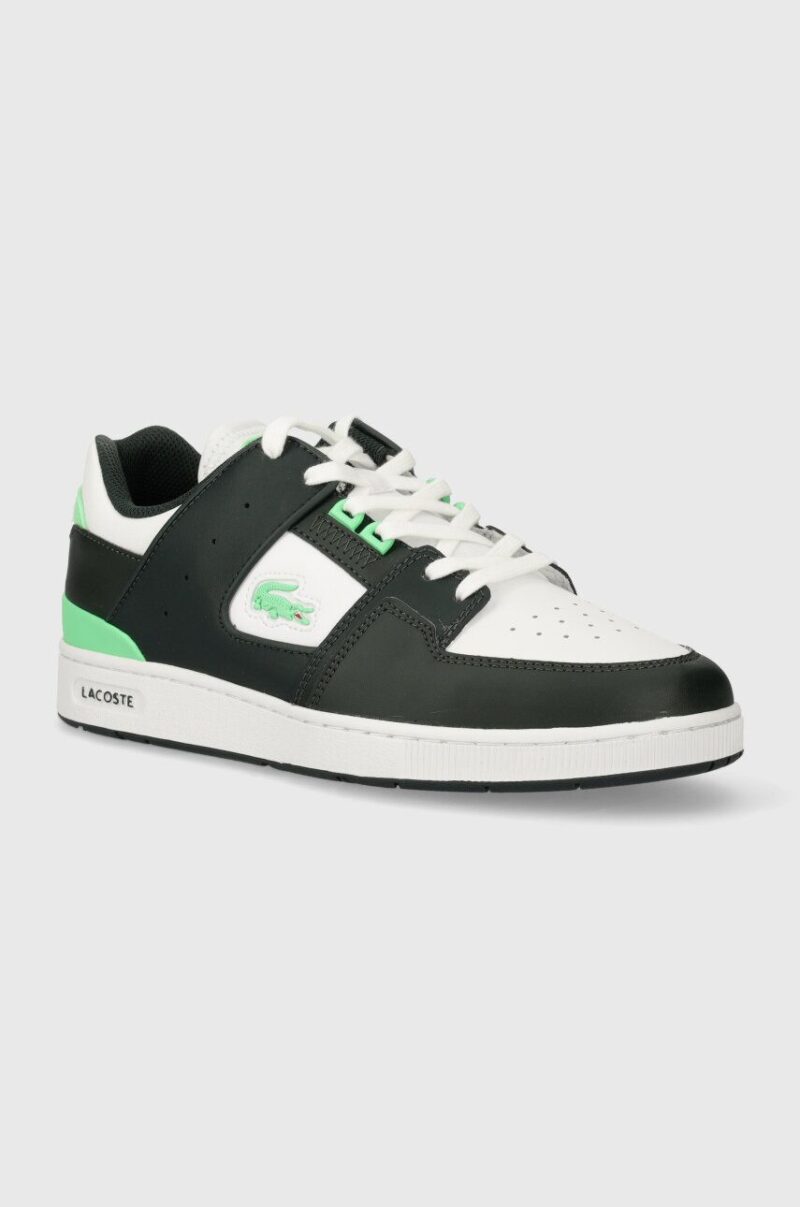 Lacoste sneakers Court Cage Leather culoarea verde