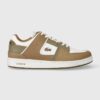 Lacoste sneakers din piele COURT CAGE 223 2 SFA culoarea maro