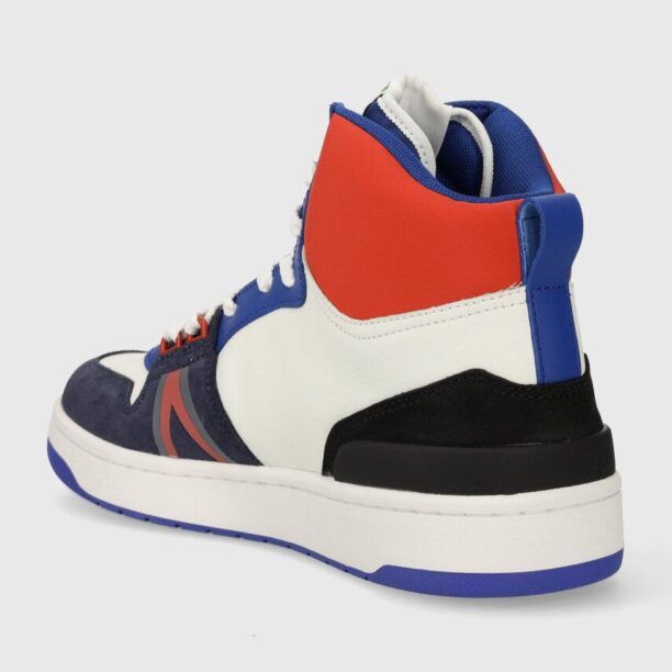 Lacoste sneakers din piele L001 Leather Colorblock High-Top 45SMA0027 preţ