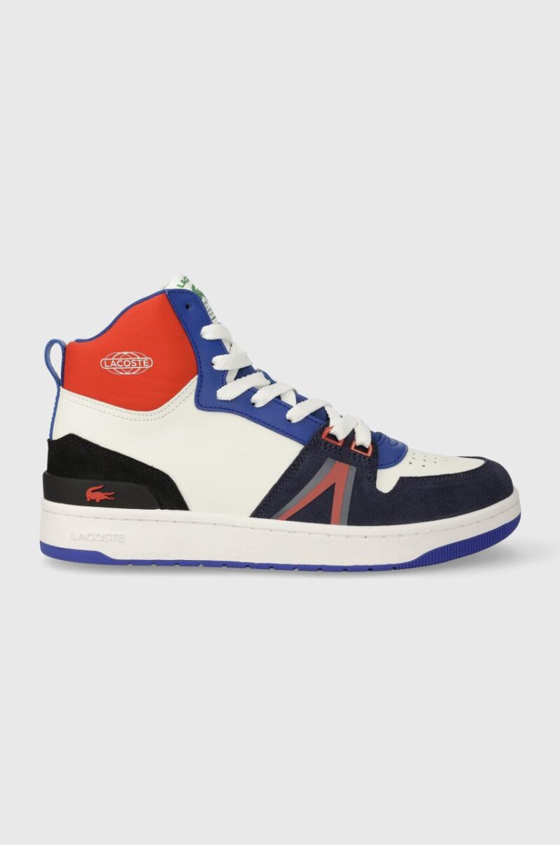 Lacoste sneakers din piele L001 Leather Colorblock High-Top 45SMA0027