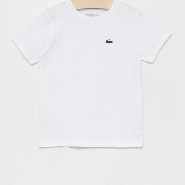 Lacoste tricou copii culoarea negru