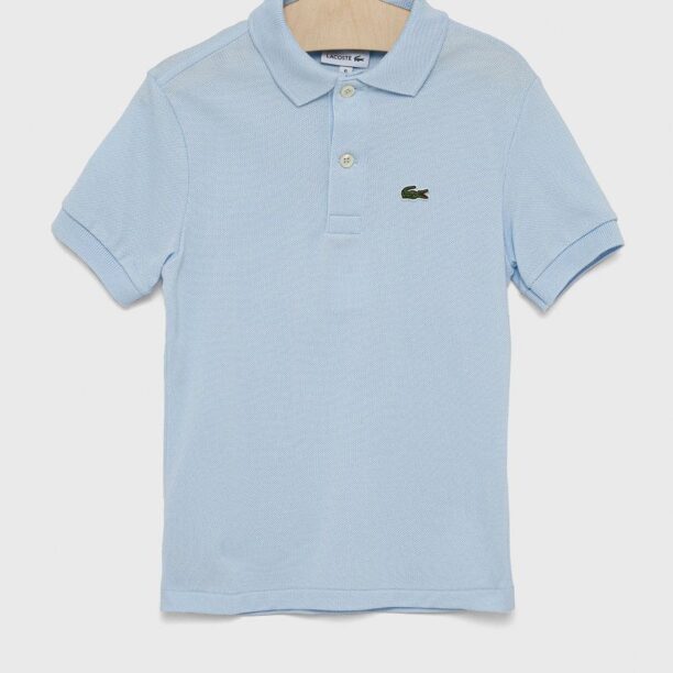 Lacoste tricouri polo din bumbac pentru copii neted