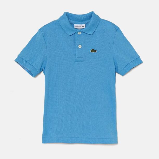 Lacoste tricouri polo din bumbac pentru copii neted