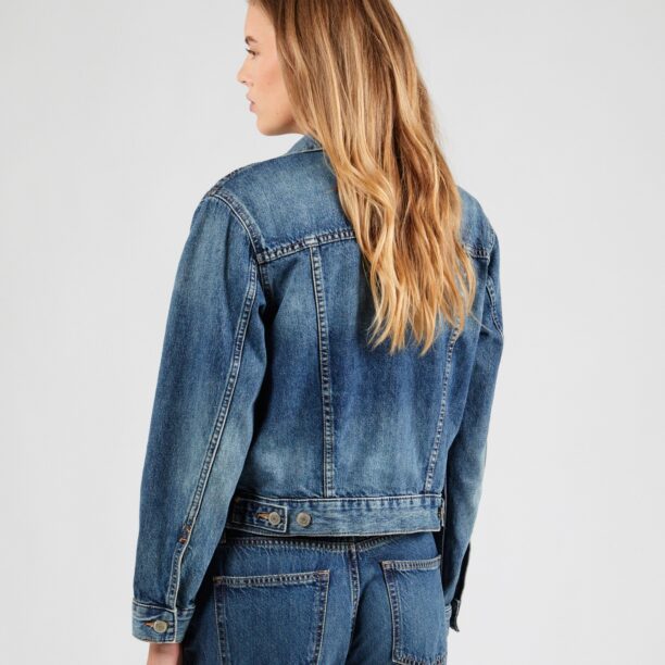 Lauren Ralph Lauren Geacă de primăvară-toamnă 'PAIZLEY'  albastru denim preţ