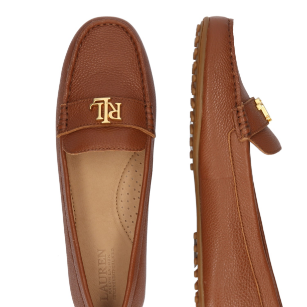 Lauren Ralph Lauren Mocasini 'BARNSBURY-FL-CS'  maro coniac