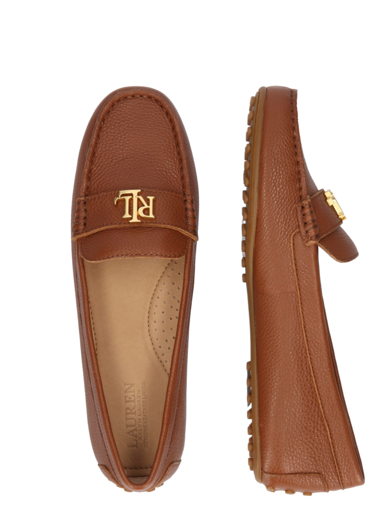 Lauren Ralph Lauren Mocasini 'BARNSBURY-FL-CS'  maro coniac